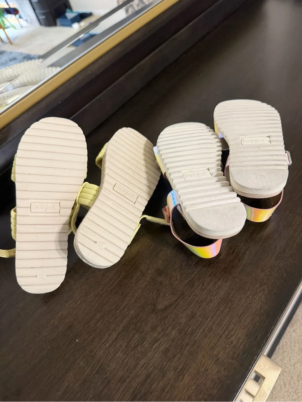 Kids Yellow Strappy Sandals - Lightweight Summer Comfort
